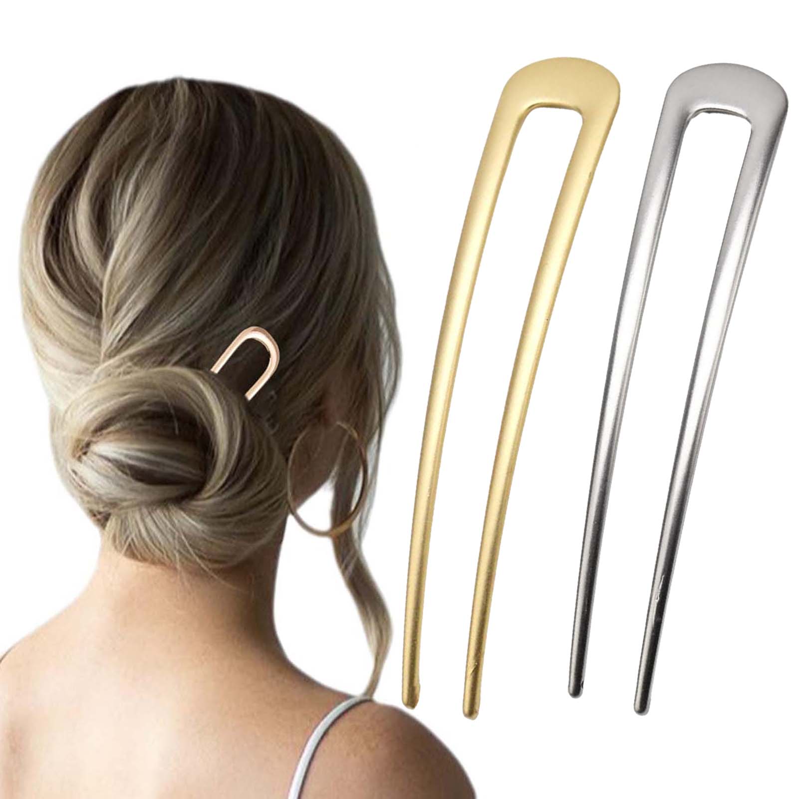 Hair Care Guide - French U Shaped Hair Pins Vintage