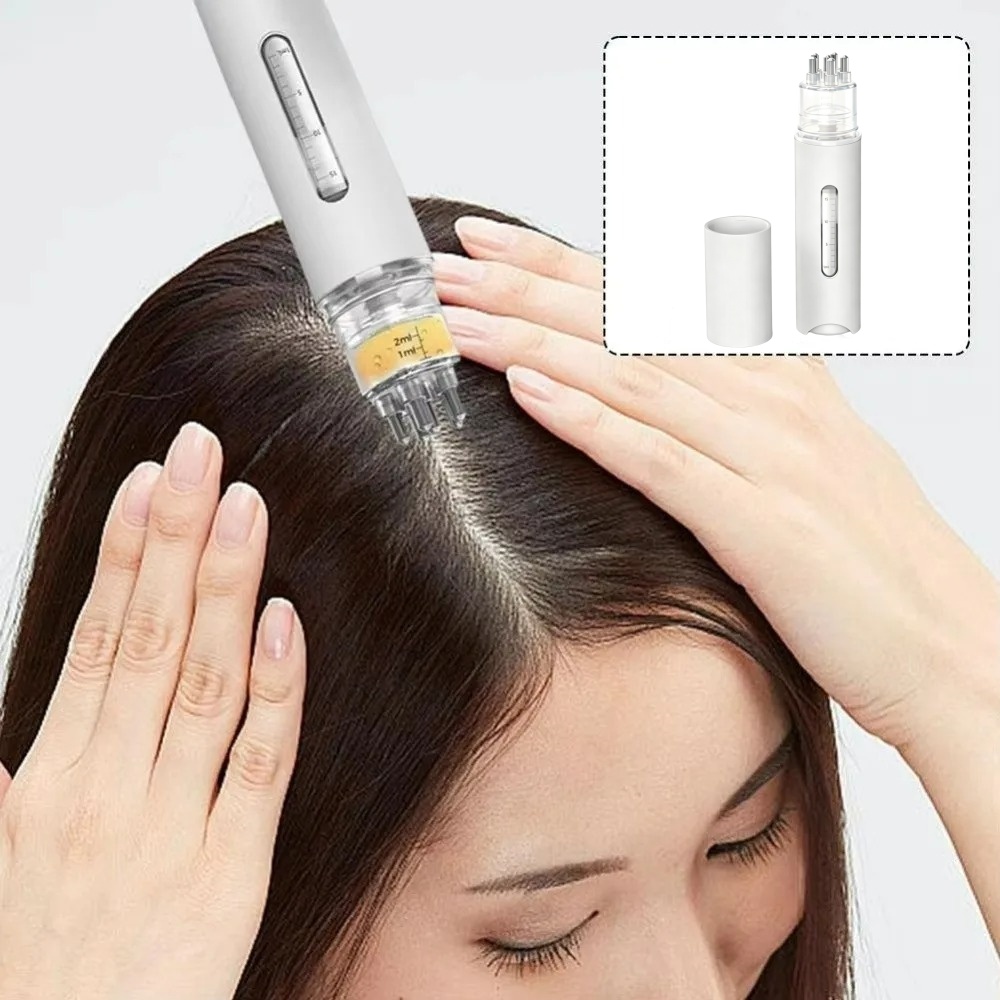 Hair Care Guide - Hair Oil Applicator Scalp Massage Comb