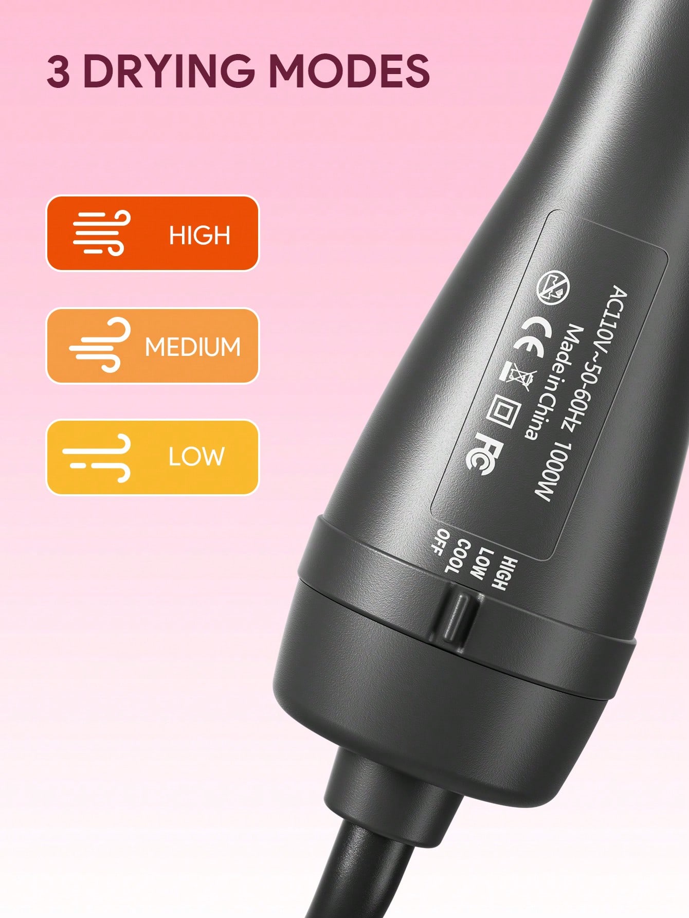 JMMO 3 In 1 Hot Air Brush With - Hair Care Step review and price
