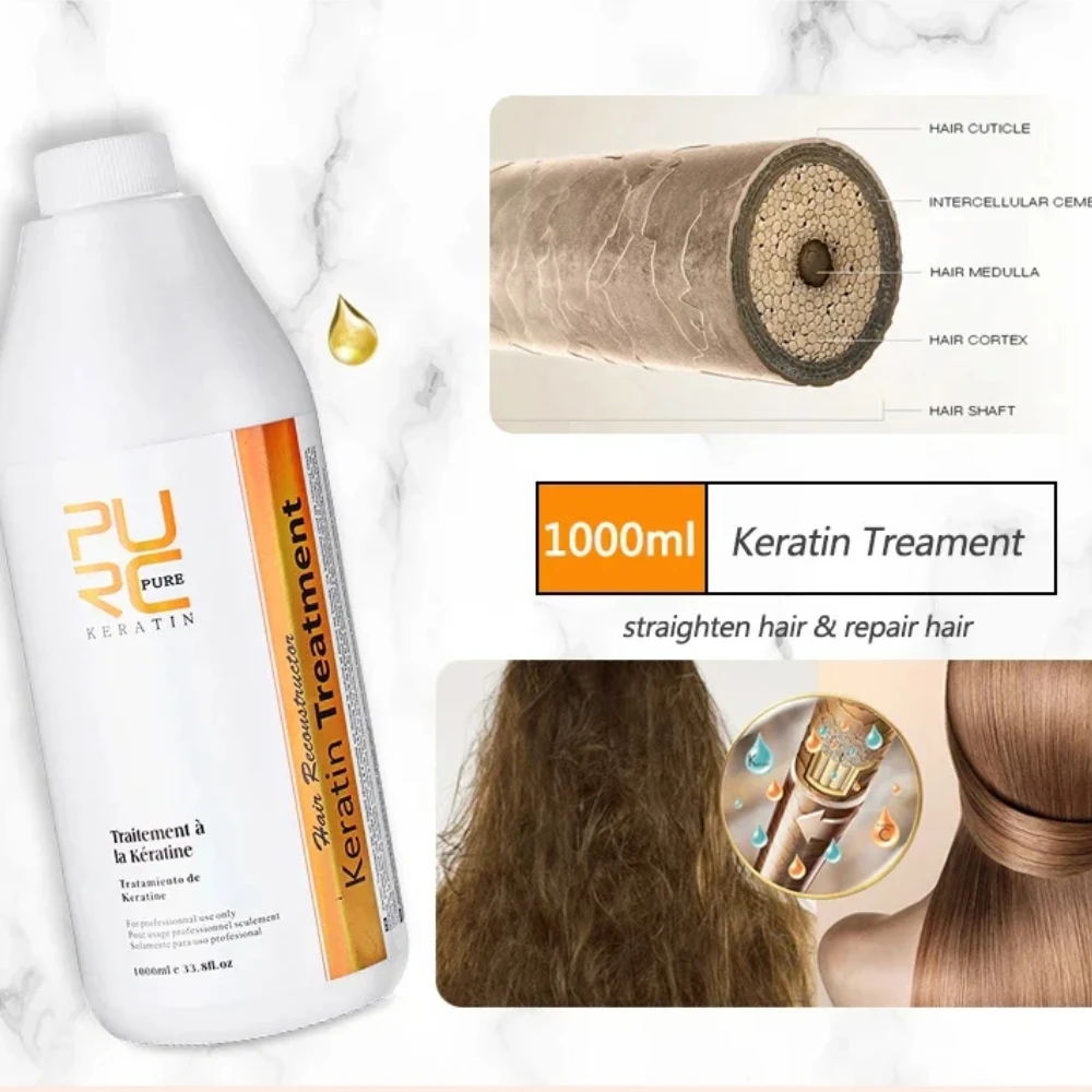 PURC Keratin Hair Straightenin - Hair Care For Curly Dry Hair review and price