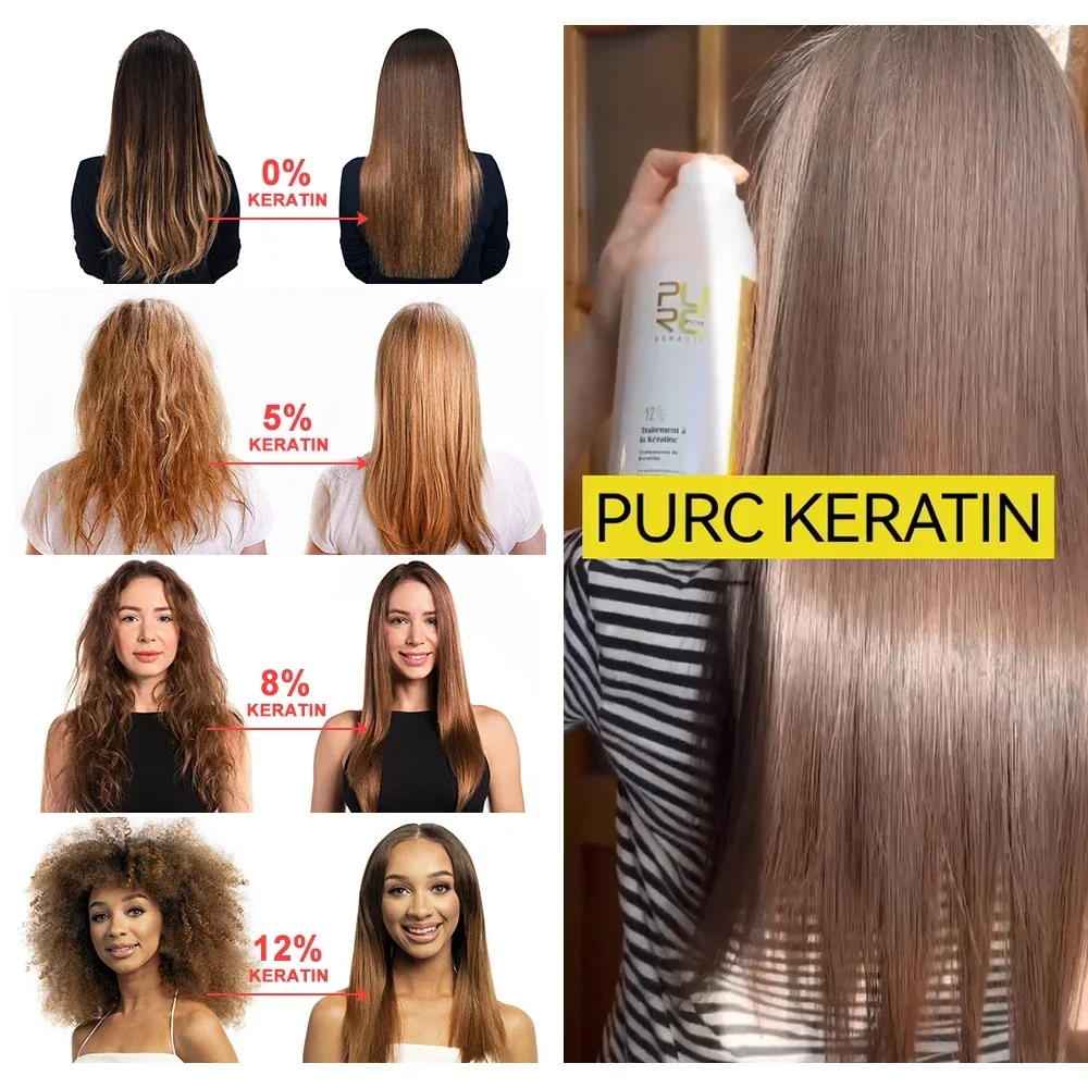 PURC Keratin Hair Straightenin - Hair Care For Curly Dry Hair review and price