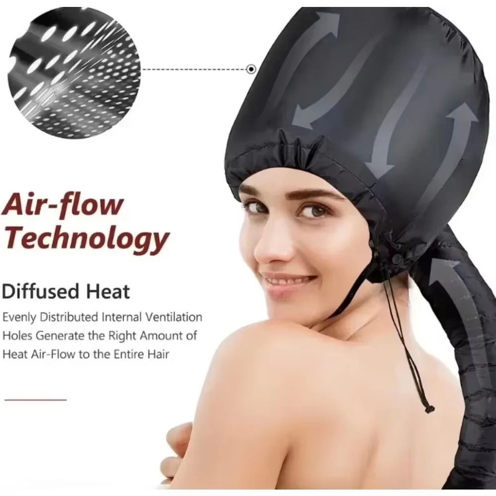 Portable Hair Bonnet Dryer Cap - Hair Care For Curly Dry Hair review and price