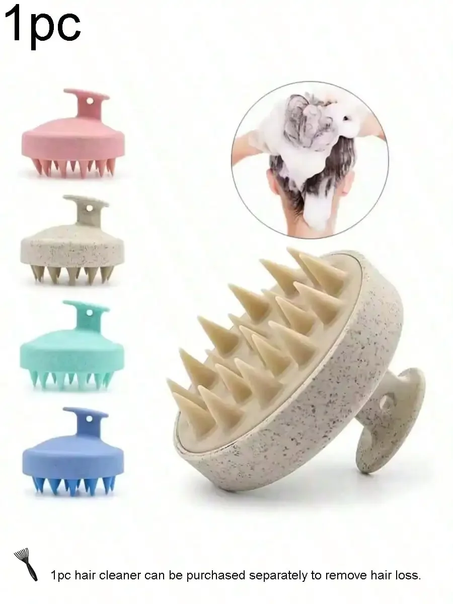 1pc Soft Silicone Scalp Massag - Hair Care For Curly Dry Hair review and price