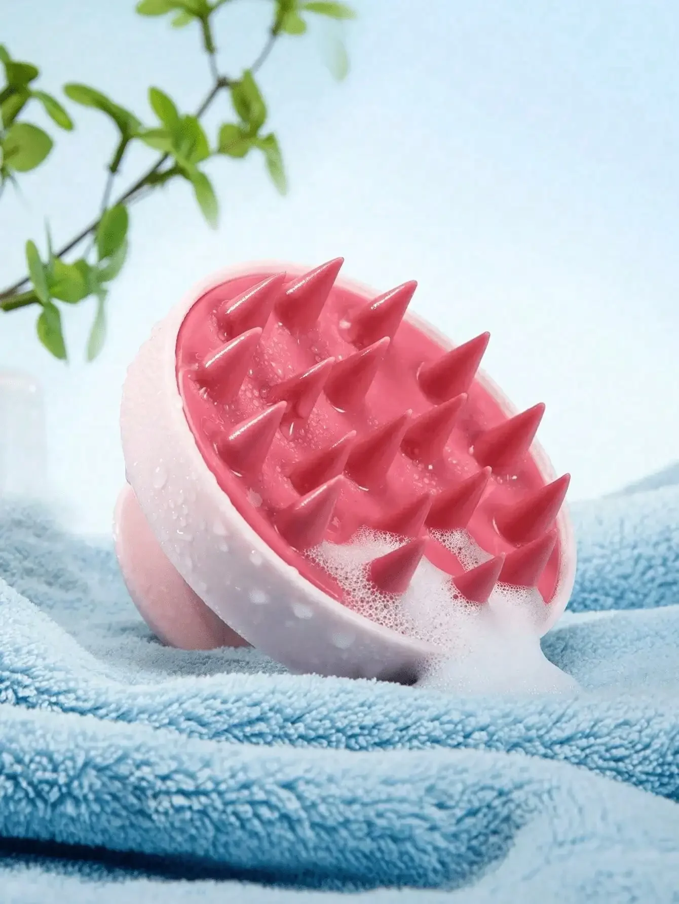 1pc Soft Silicone Scalp Massag - Hair Care For Curly Dry Hair review and price