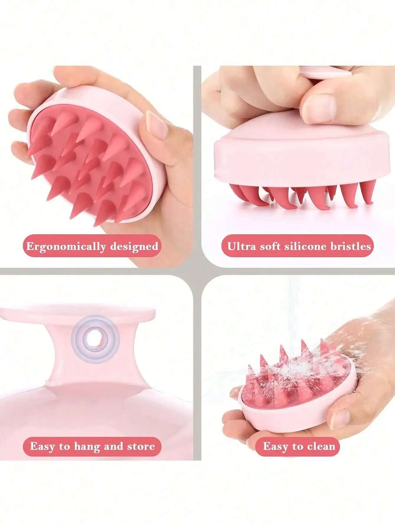 1pc Soft Silicone Scalp Massag - Hair Care For Curly Dry Hair review and price