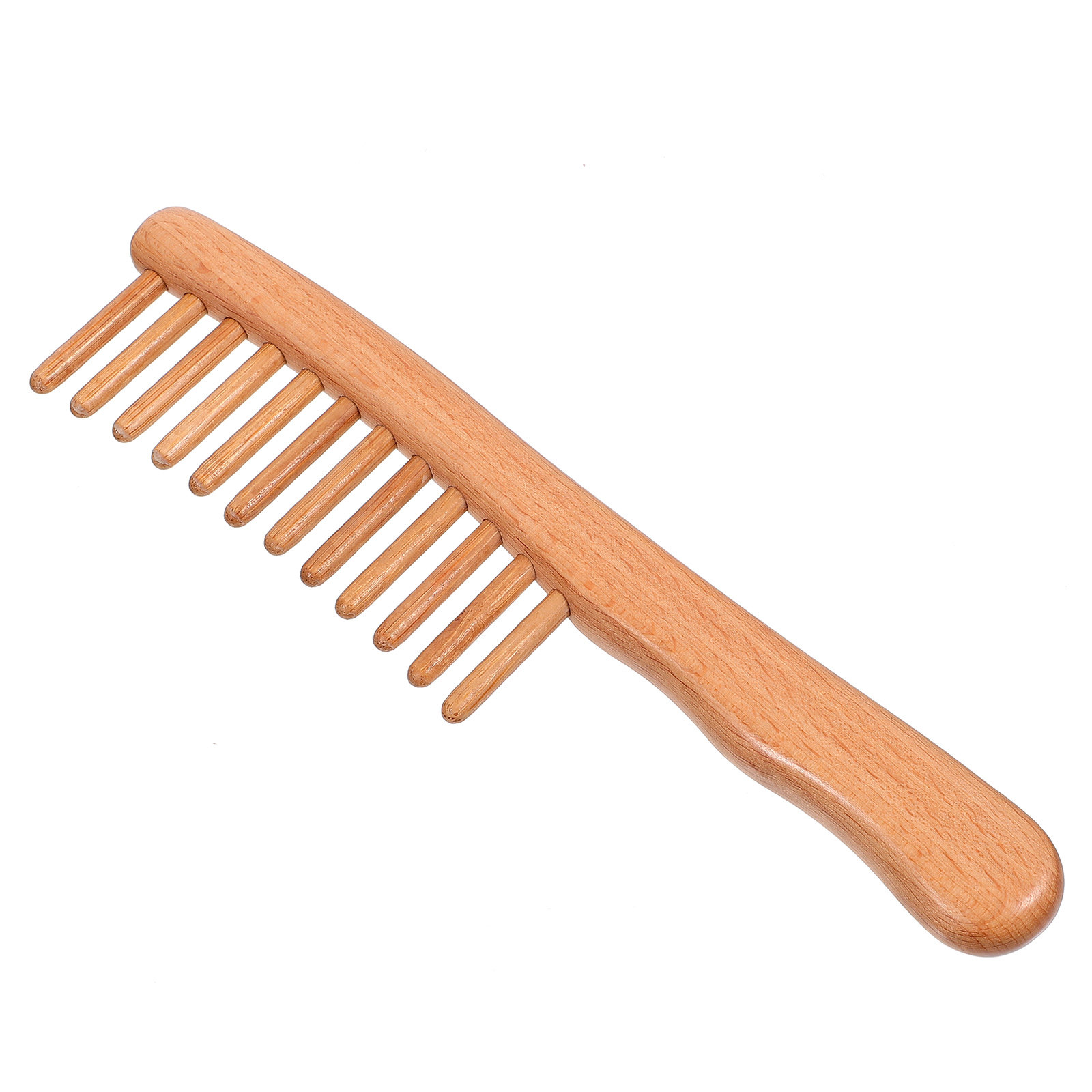 1Pcs Polished Natural Wood Mas - Hair Care Nature review and price