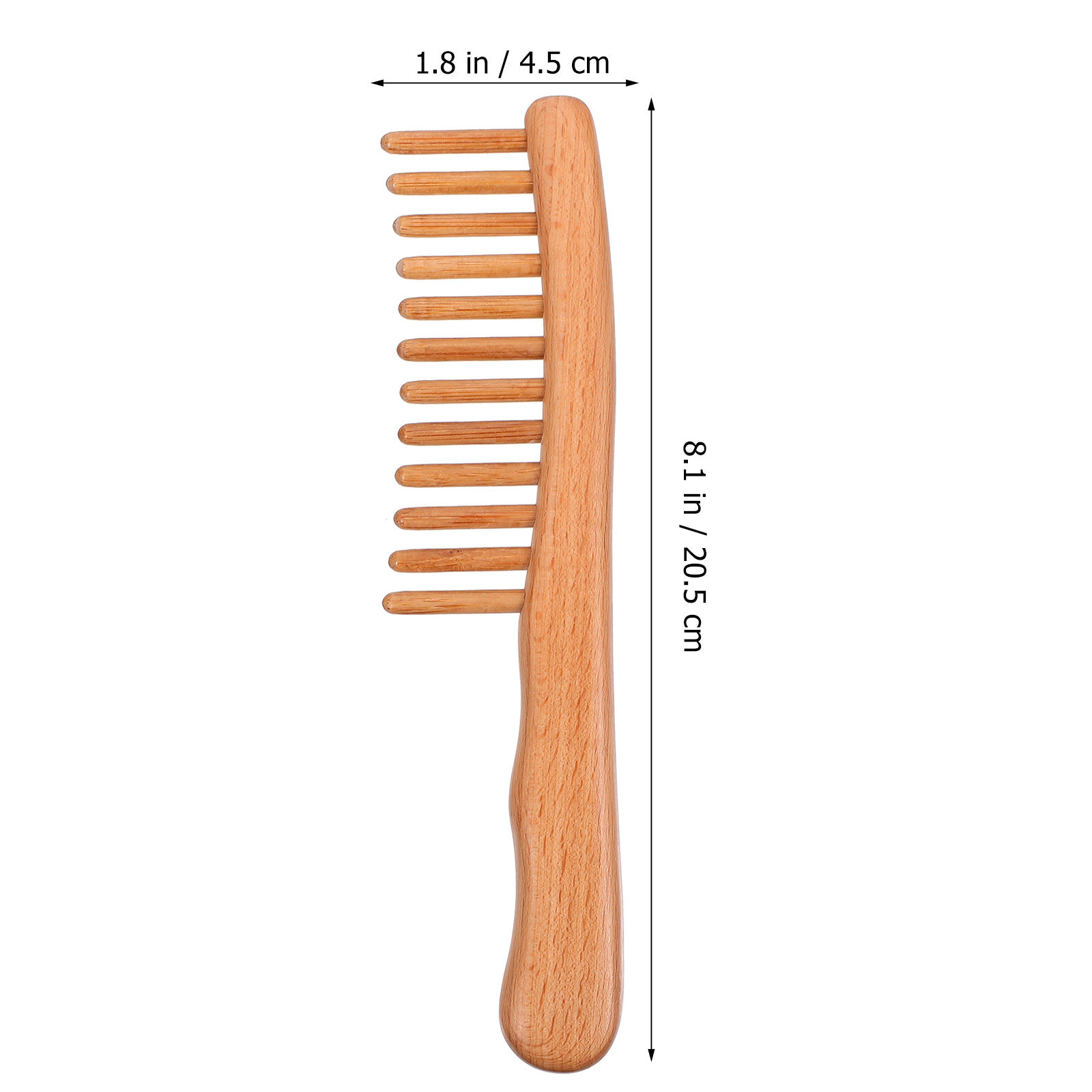 1Pcs Polished Natural Wood Mas - Hair Care Nature review and price