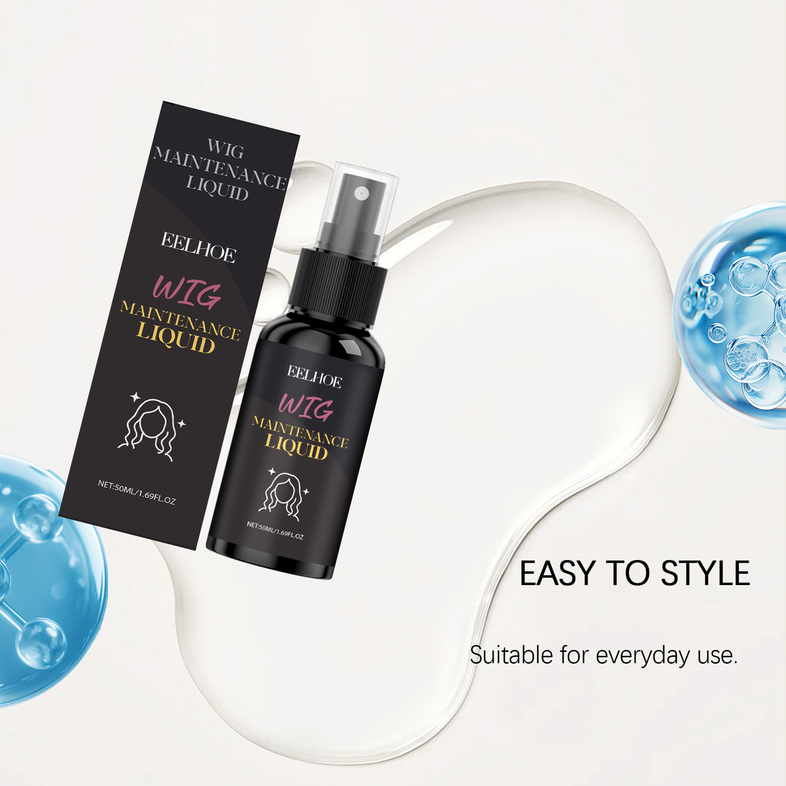 Eelhoe Coconut Wig Fluffy Spra - Hair Care For Curly Dry Hair review and price