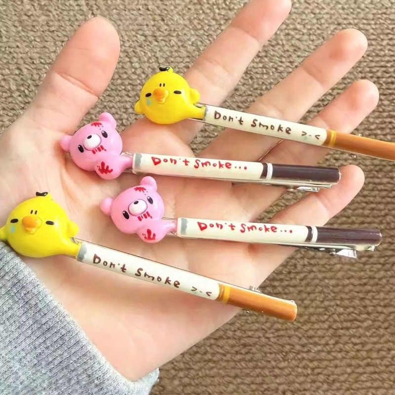 Crying Chick Hair Clips Cartoo - Hair Care Vegan review and price