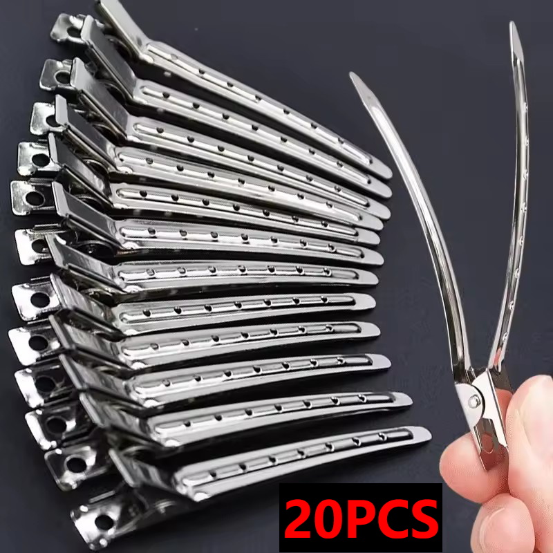 Woman Silver Hair Clips Metal  - Hair Care Guide review and price