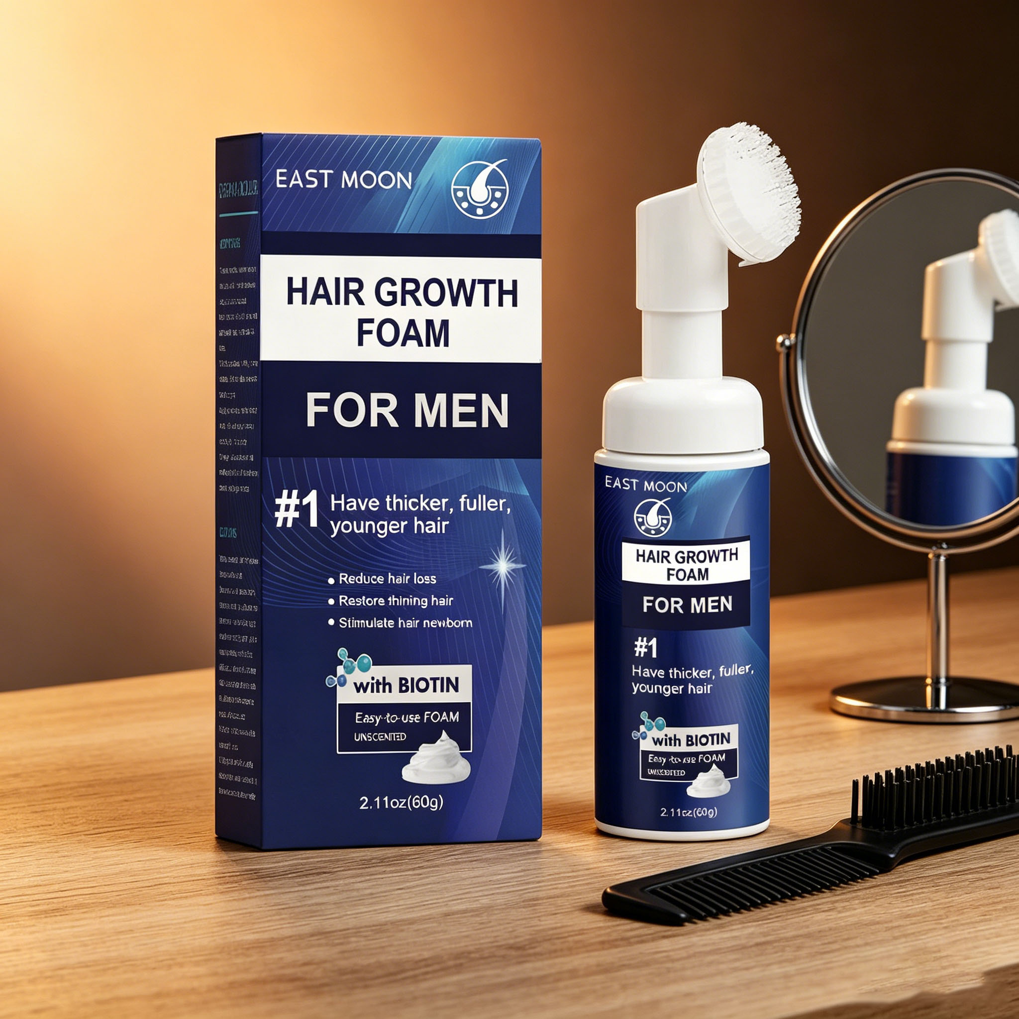 Hair Growth Foam Silicone Brus - Hair Care Nature review and price
