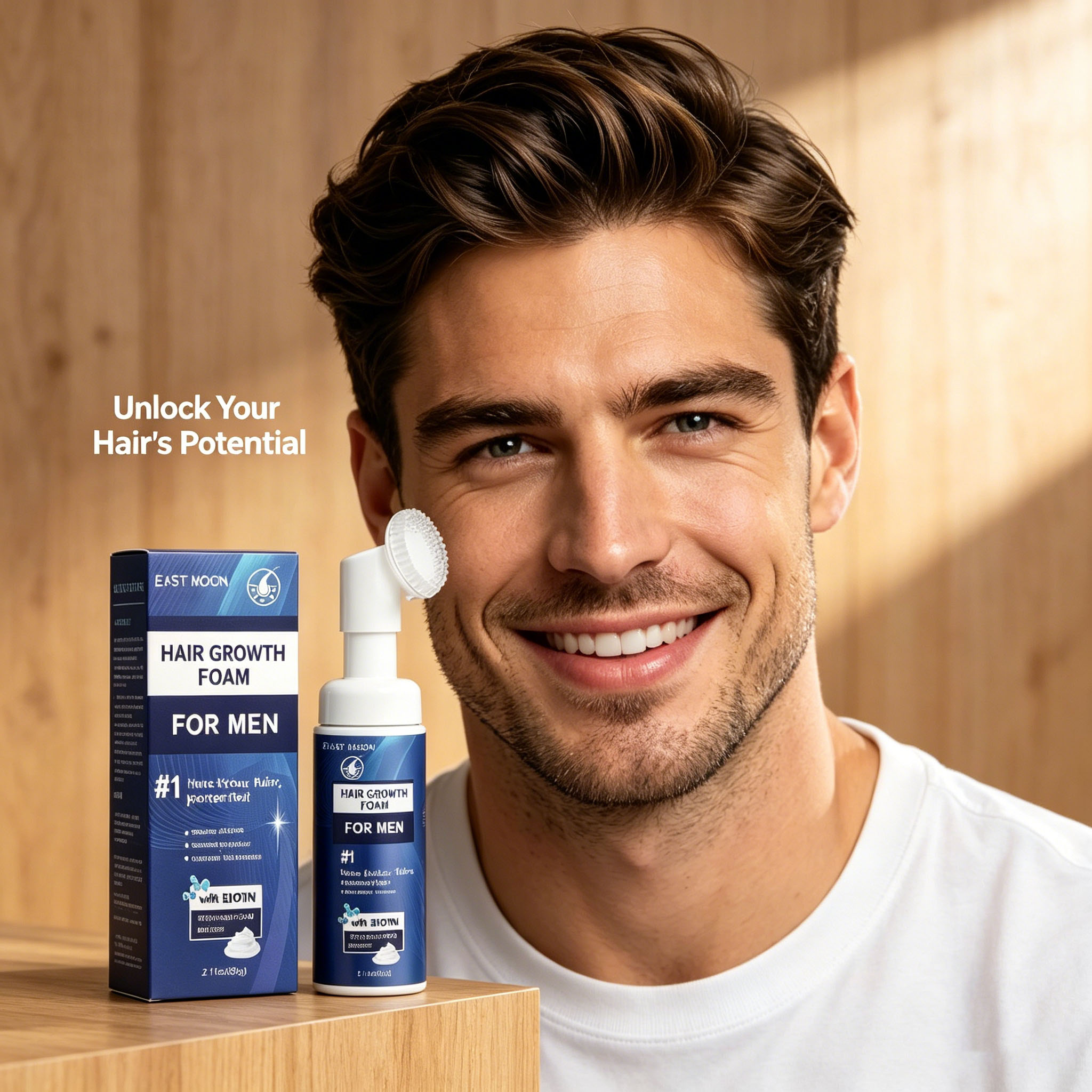 Hair Growth Foam Silicone Brus - Hair Care Nature review and price