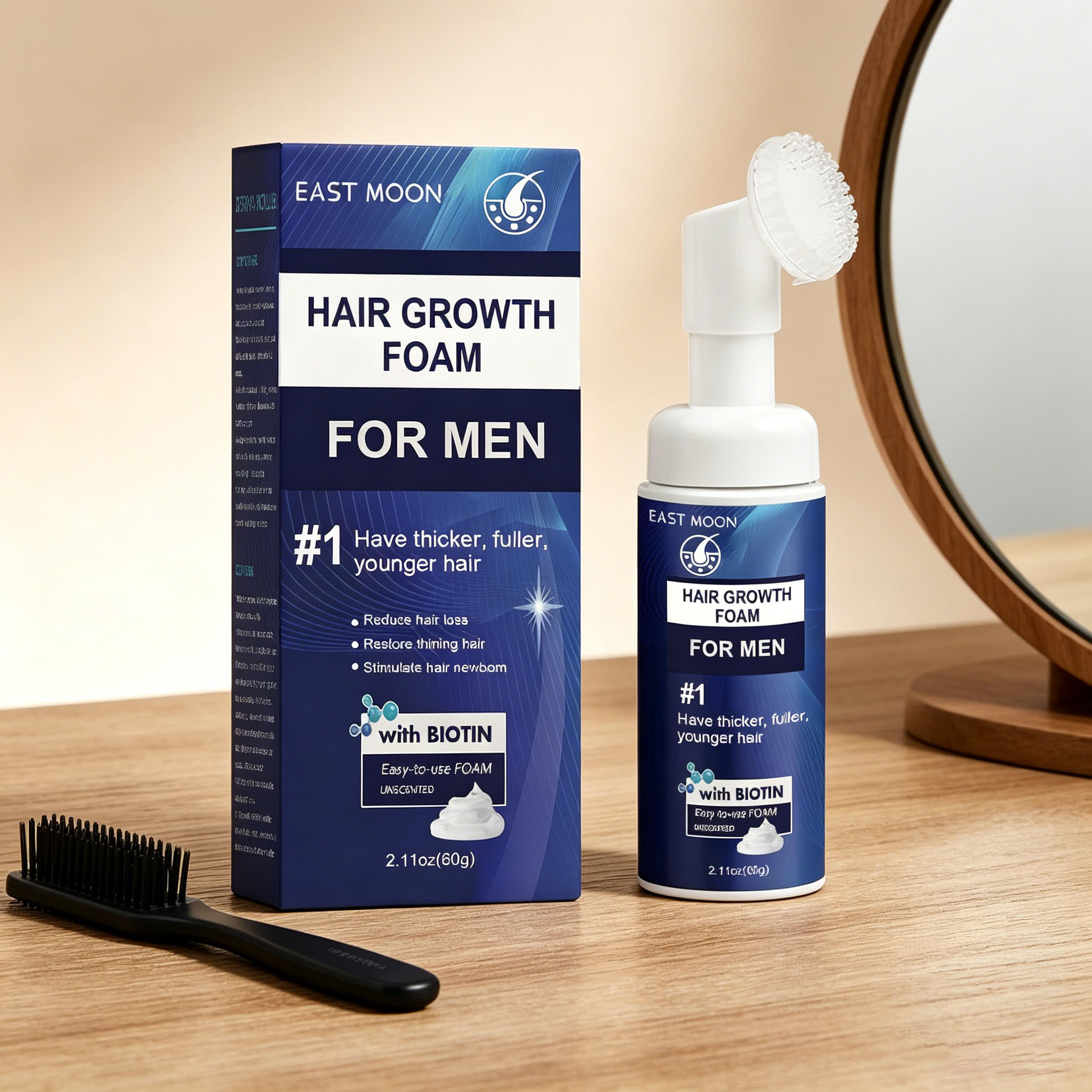 Hair Growth Foam Silicone Brus - Hair Care Nature review and price
