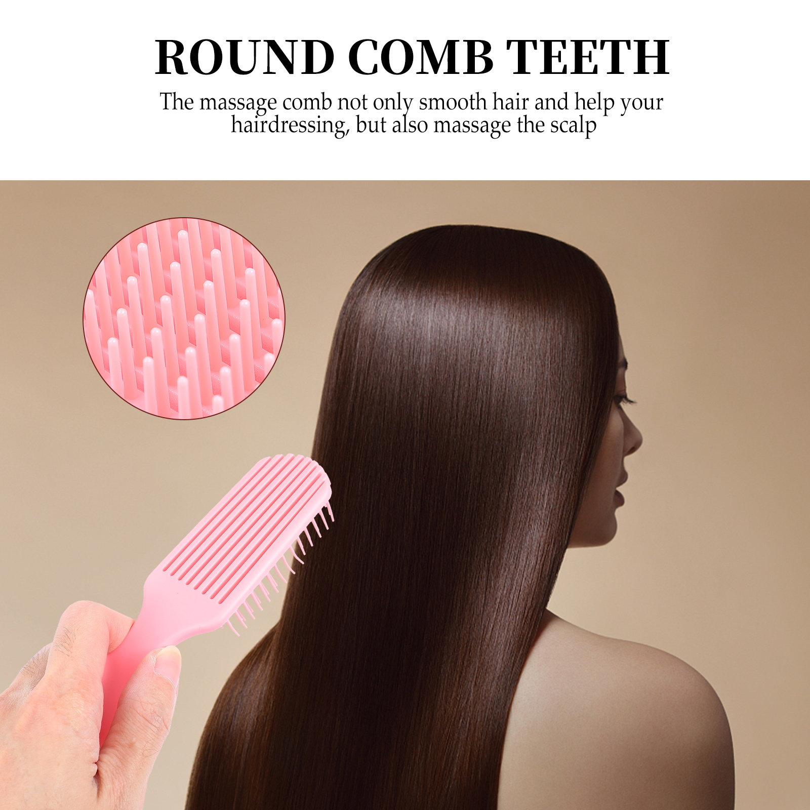 2Pcs Massage Comb Hairdressing - Hair Care For Curly Dry Hair review and price