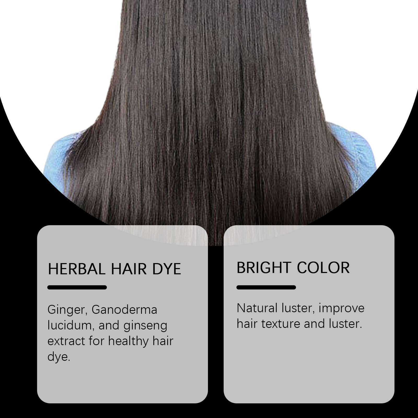 Natural Herbal Black Hair Dye  - Hair Care Step review and price