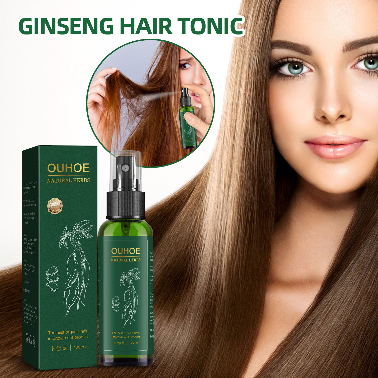 Natural Herbal Ginseng Hair Ca - Hair Care Ginseng review and price