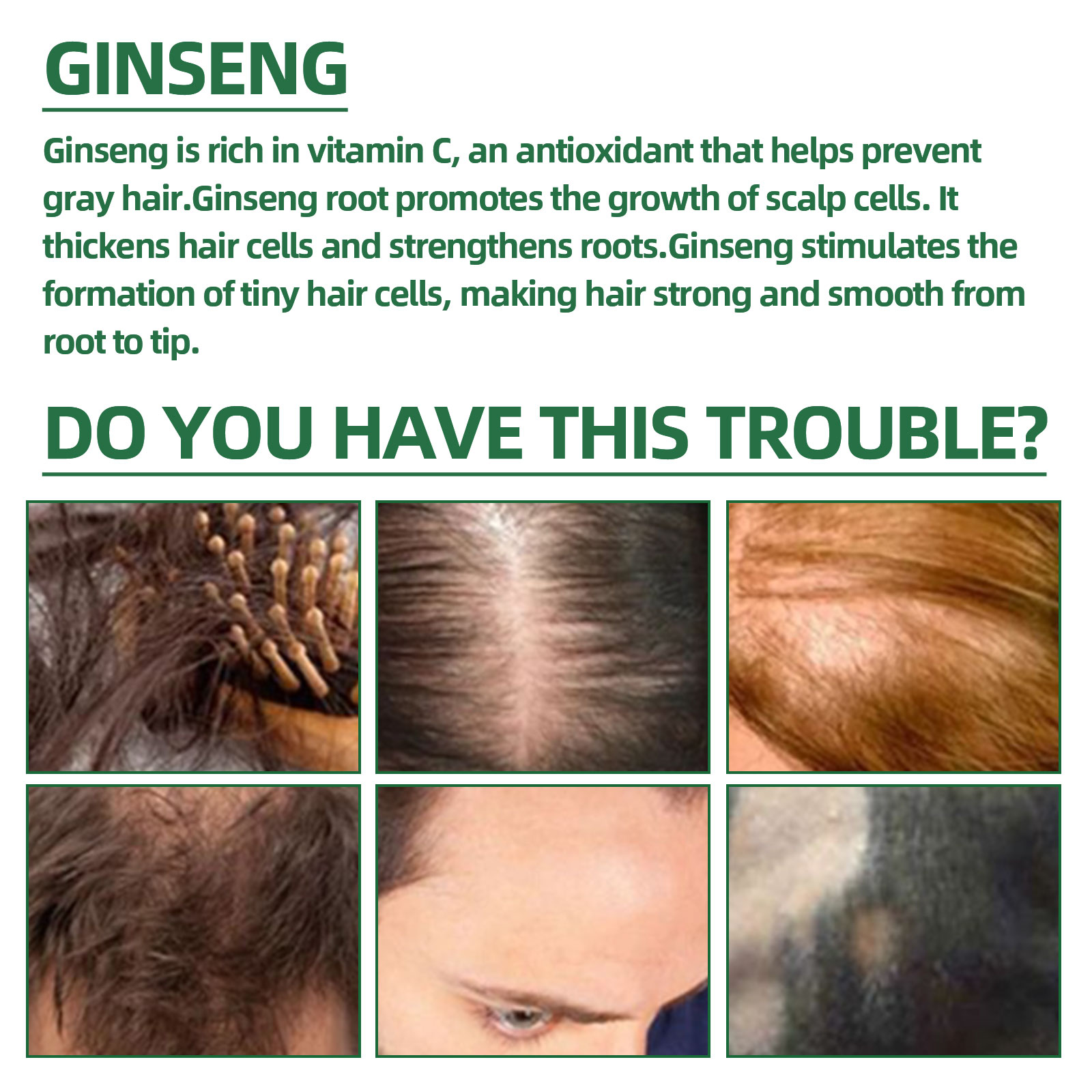 Natural Herbal Ginseng Hair Ca - Hair Care Ginseng review and price