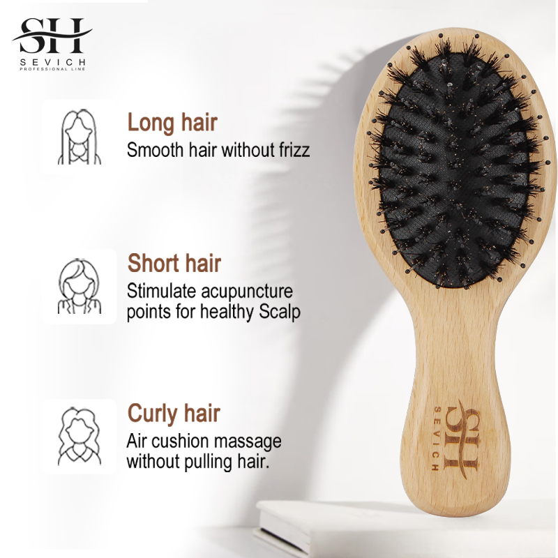 Natural Boar Bristle Hair Fluf - Hair Care Nature review and price