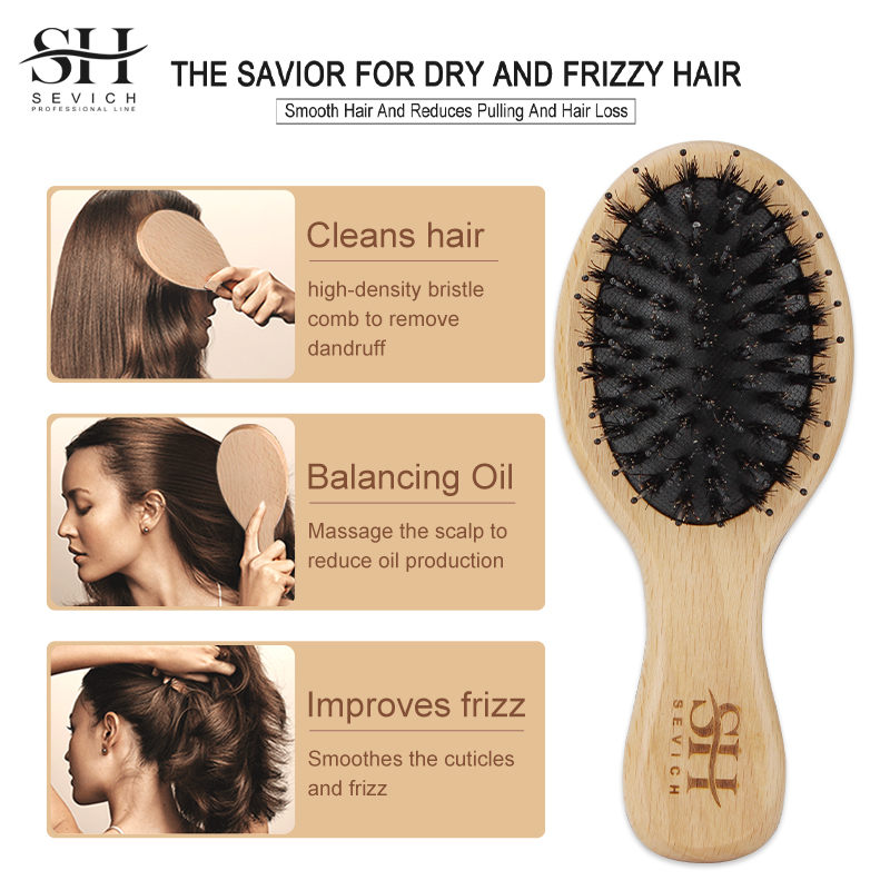 Natural Boar Bristle Hair Fluf - Hair Care Nature review and price