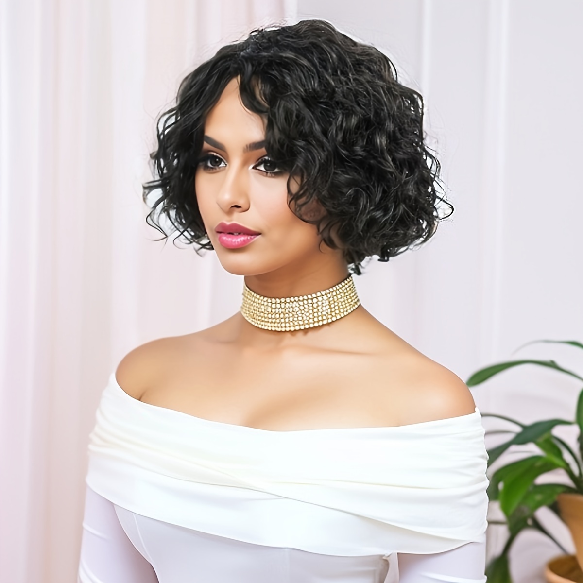 Curly Human Hair Wigs Full Mac - Hair Care Women review and price