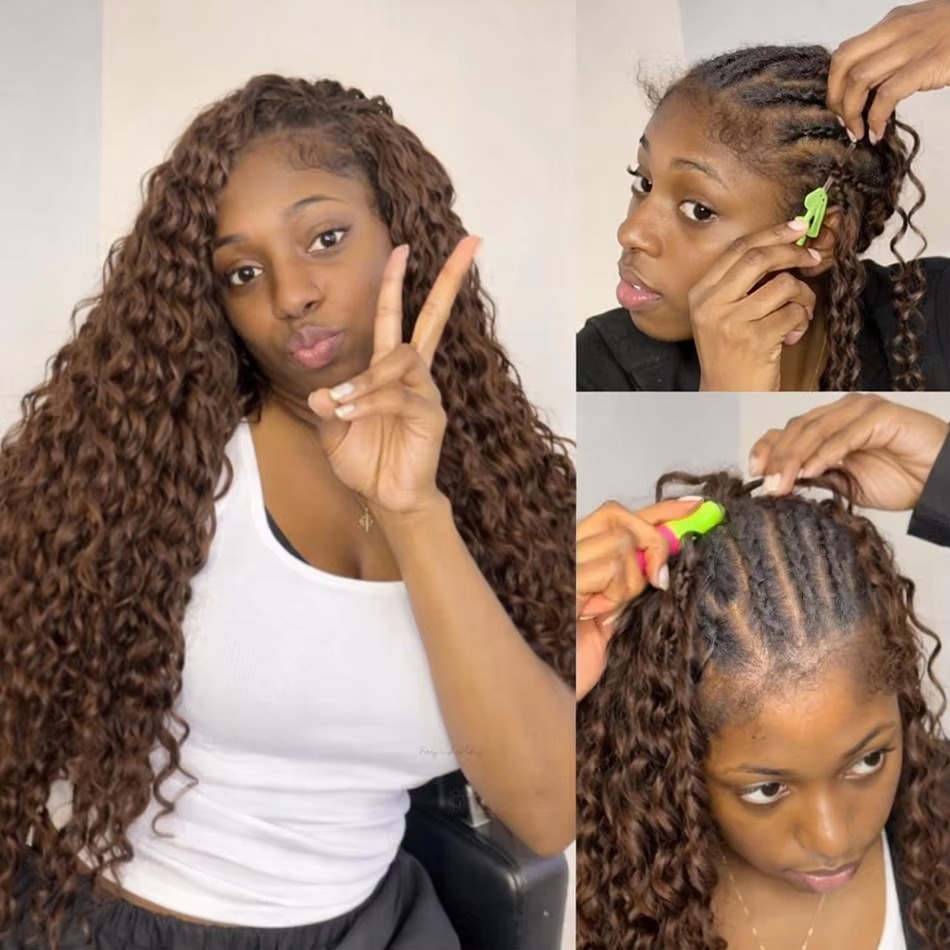 Smilegirl  Deep Wave Crochet H - Crochet Braiding Hair review and price
