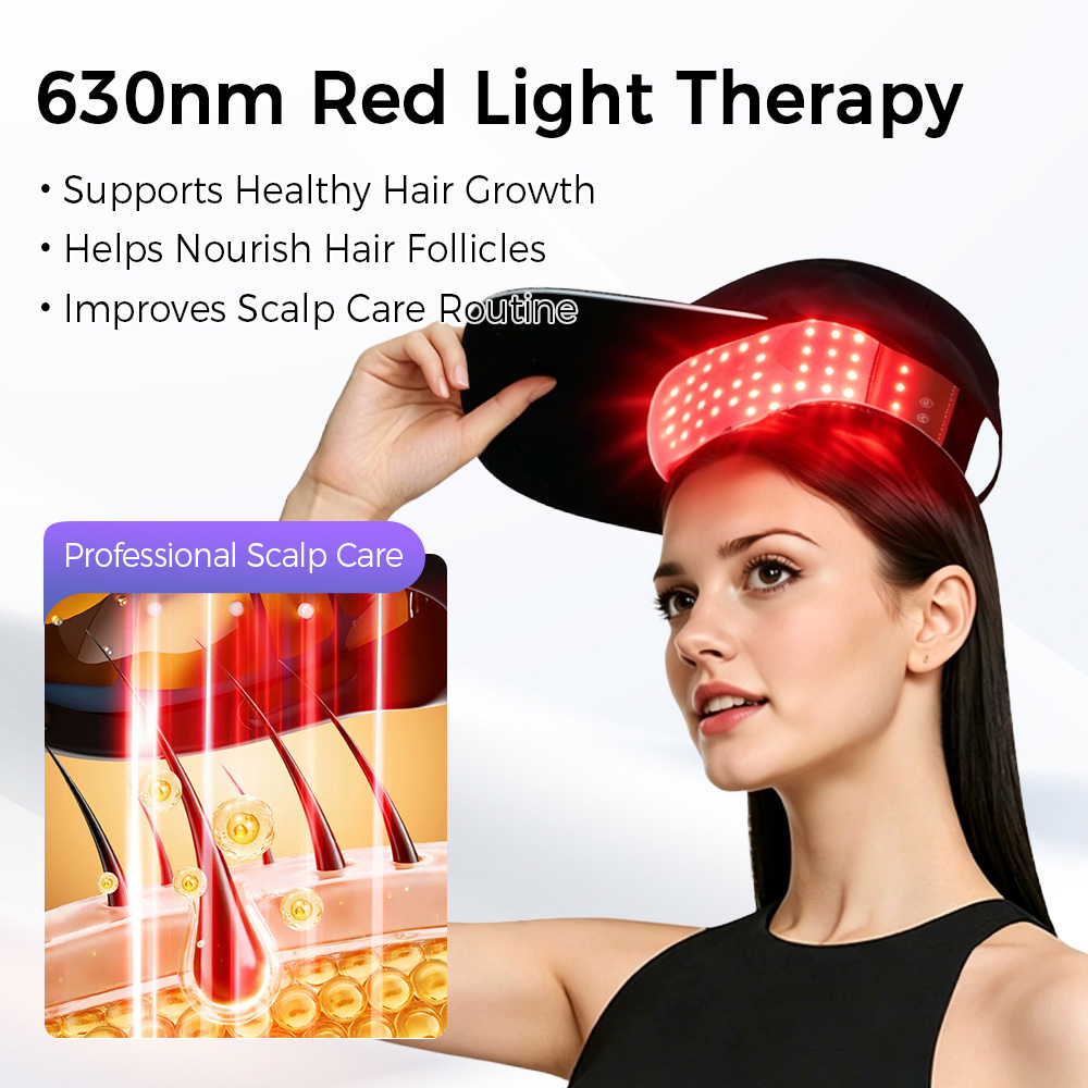 LED Hair Growth Cap Red Blue L - Hair Care Vegan review and price